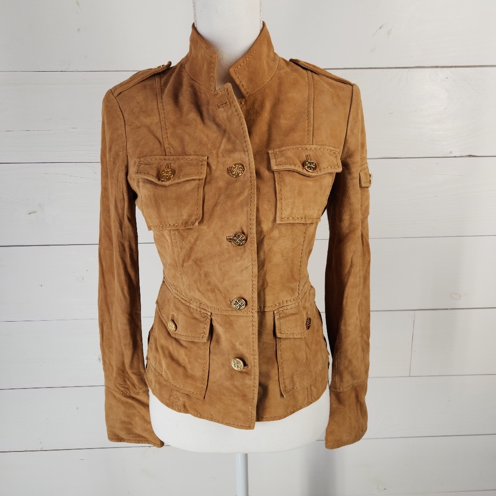 Tory Burch Tan Leather Jacket